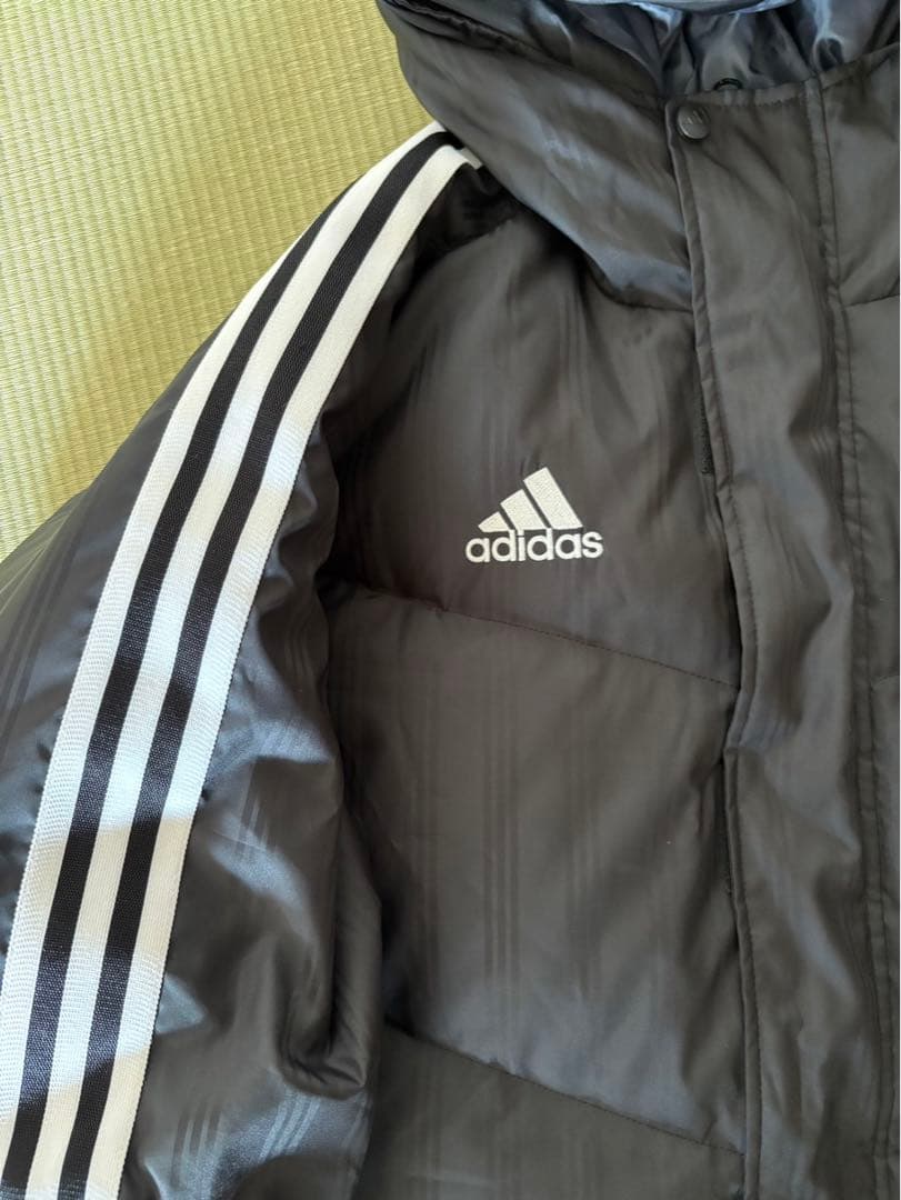 adidas アディダス ベンチコート ダウンコート 黒 値下げ