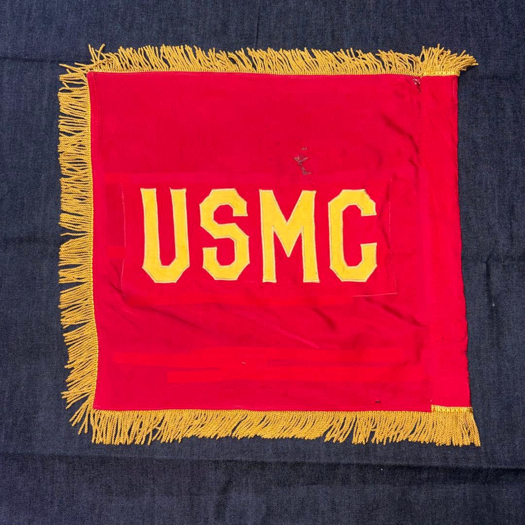 90s本物 USMC 米海兵隊 フラッグ　コレクション　雑貨　ミリタリー　当時物