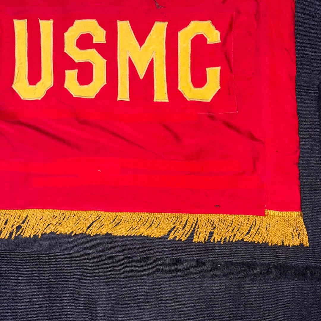 90s本物 USMC 米海兵隊 フラッグ　コレクション　雑貨　ミリタリー　当時物