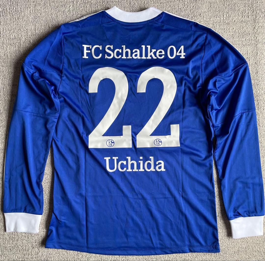 FCシャルケ04 内田篤人　12-14  長袖ユニフォーム　サイズＯ
