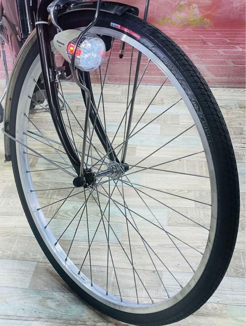 K2447 電動自転車パナソニック ママチャリ 26インチ 送料無料