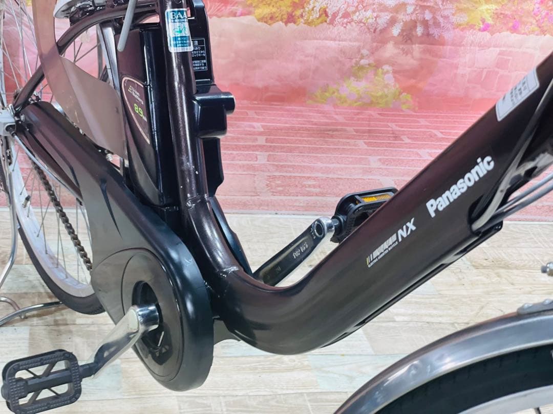 K2447 電動自転車パナソニック ママチャリ 26インチ 送料無料