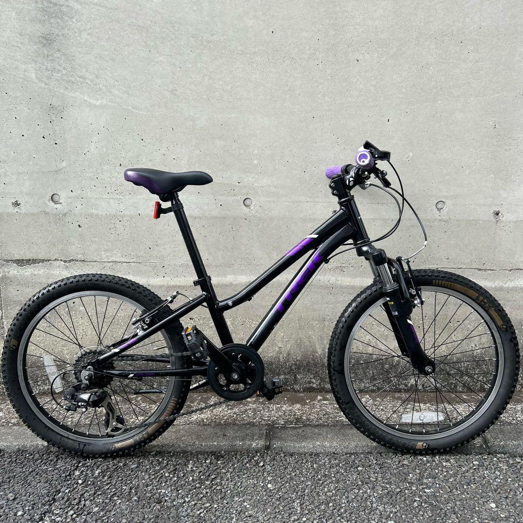 trek トレック Precaliber 20インチ 黒と紫 マウンテンバイク