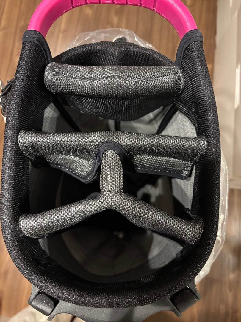 新品　JONES キャディバッグ WSS-400 グレー　ピンク　完売　希少