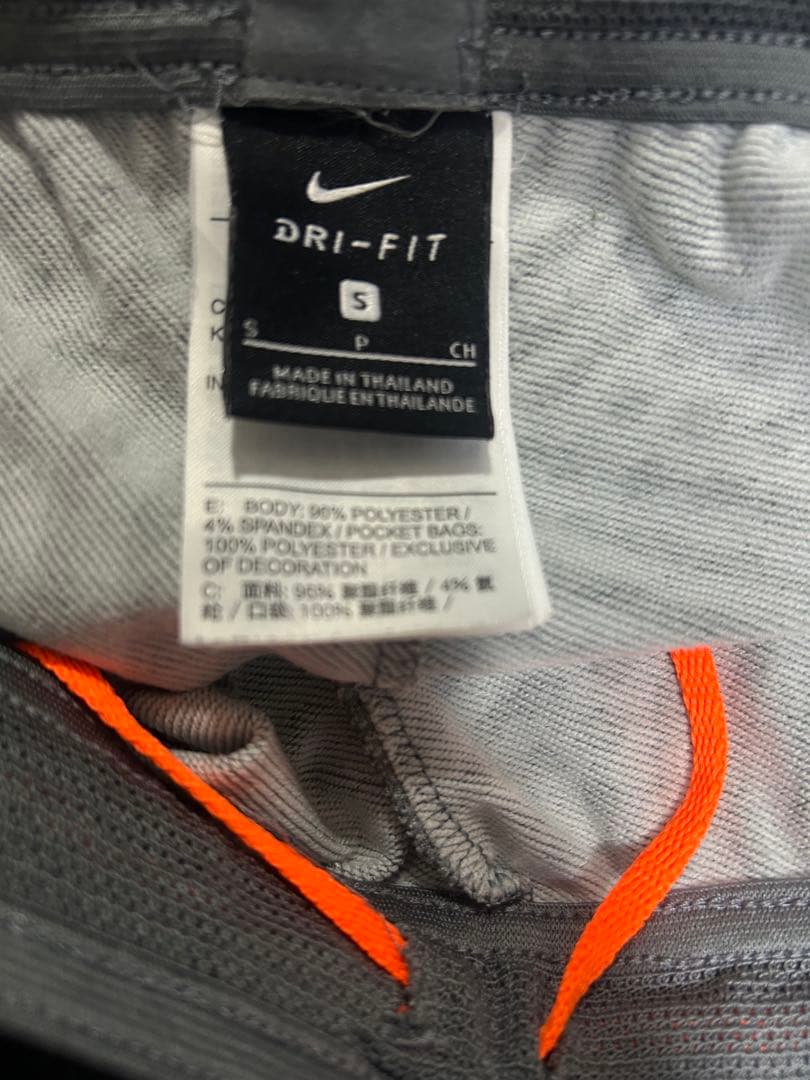 Nike ドリルトップ上下ウェア グレー/オレンジ