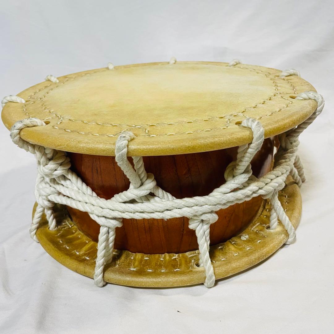 締太鼓　和太鼓 木製 直径約35cm