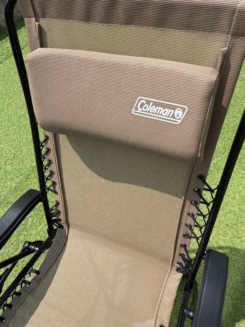 Coleman リクライニングチェア　インフィニティチェア　サウナチェア　美品
