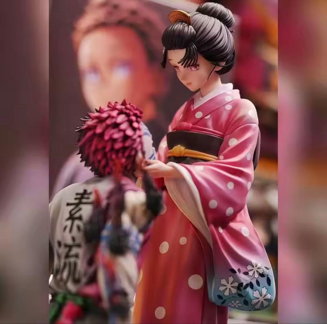 Kimetsuno Yaiba Akaza&Koyuki 和服フィギュア27cm