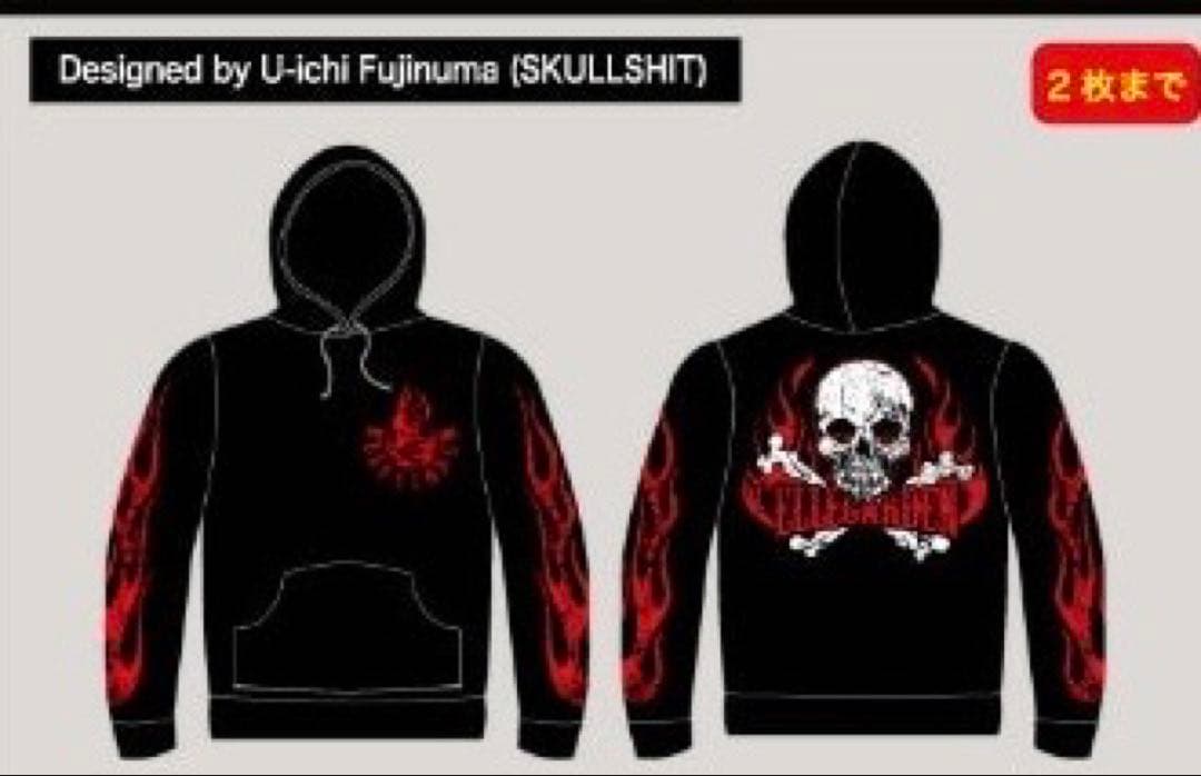 ELLEGARDEN パーカー Mサイズ SKULLSHIT
