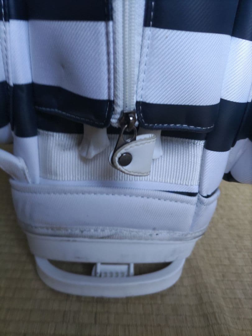 PEARLY GATES ストライプキャディバッグ