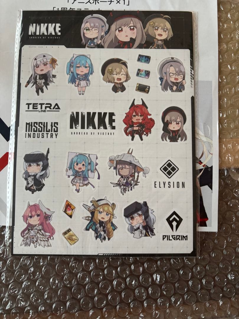NIKKE 最終値下げ公式非売品グッズセット　アクスタ　ポーチ　ステッカーセット