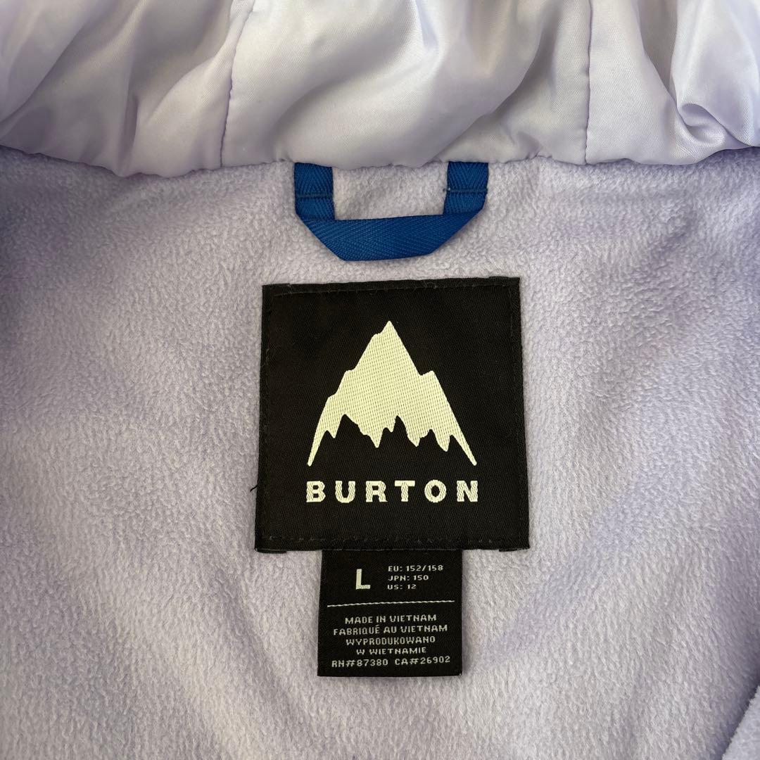 BURTON スキーウェア Lサイズ 紫/黒　キッズ