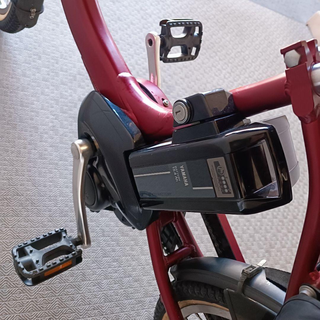 電動アシスト自転車 ヤマハ パスバビーアン PA20BSPR 前後チャイルド付