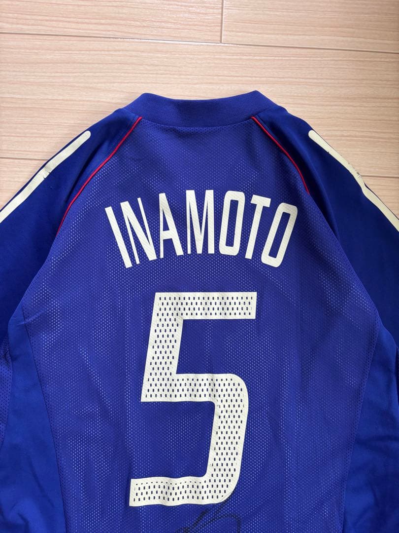 日韓ワールドカップ　日本代表ユニフォーム　稲本オーセンティック