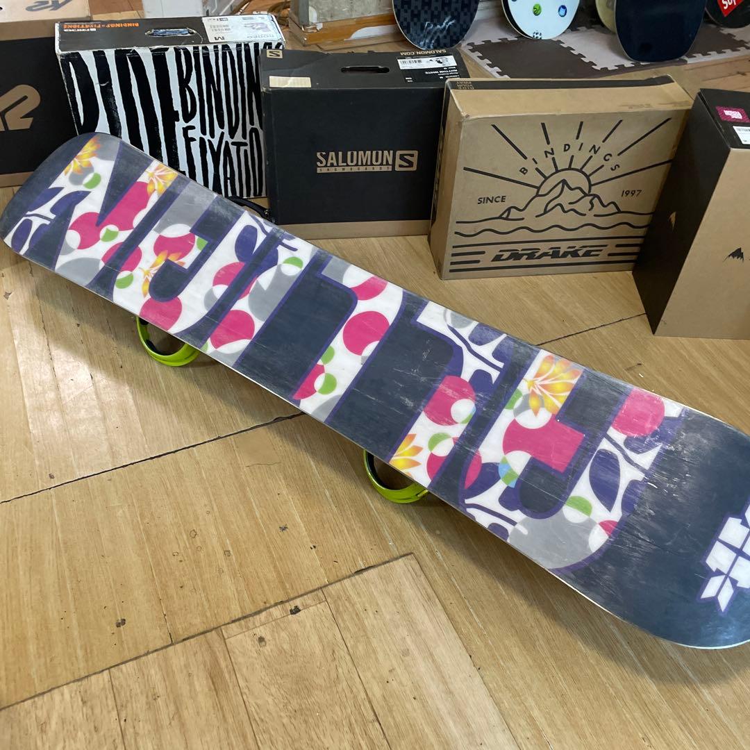 ALLIAN×FLUX　アライアン　フラックスバインディング付スノーボードセット