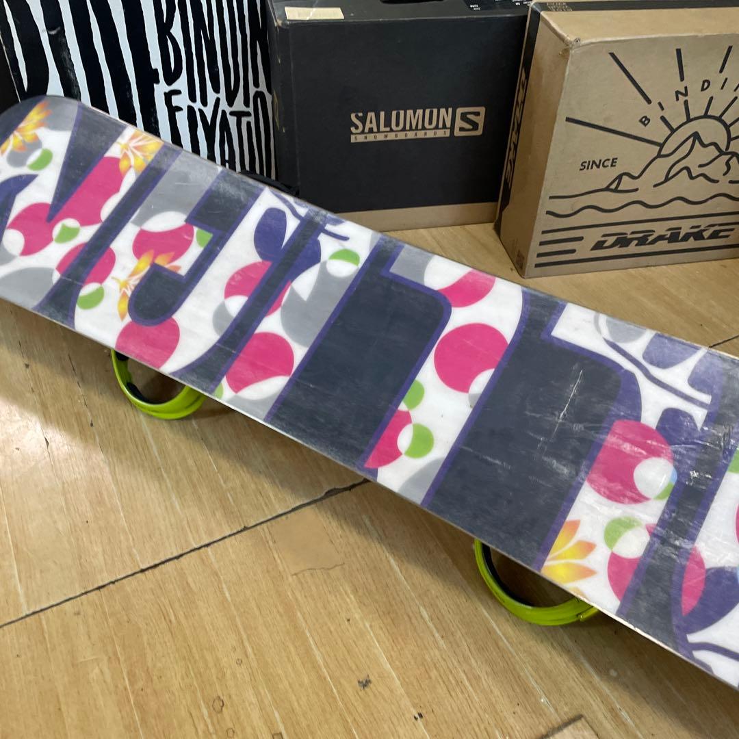 ALLIAN×FLUX　アライアン　フラックスバインディング付スノーボードセット