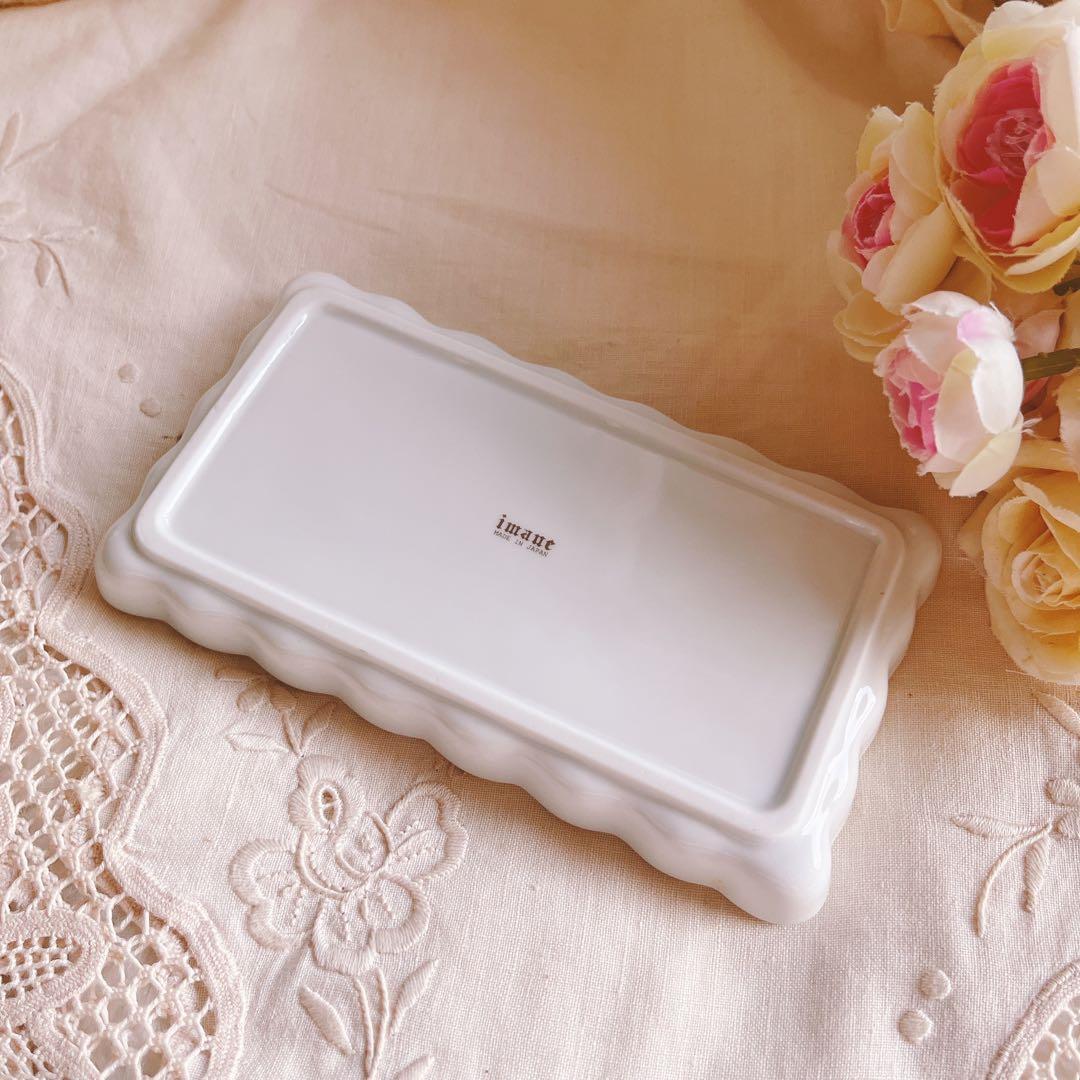 お値下げ♡イマンダイアナローズプレートお皿陶器マニー薔薇マニーローズバスケット