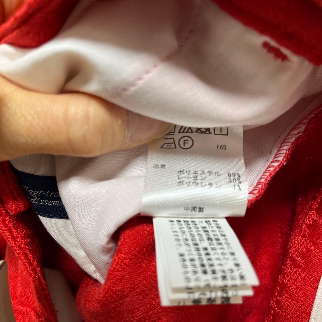 ★２３区ゴルフ　シャドー千鳥柄レディースパンツM美品★
