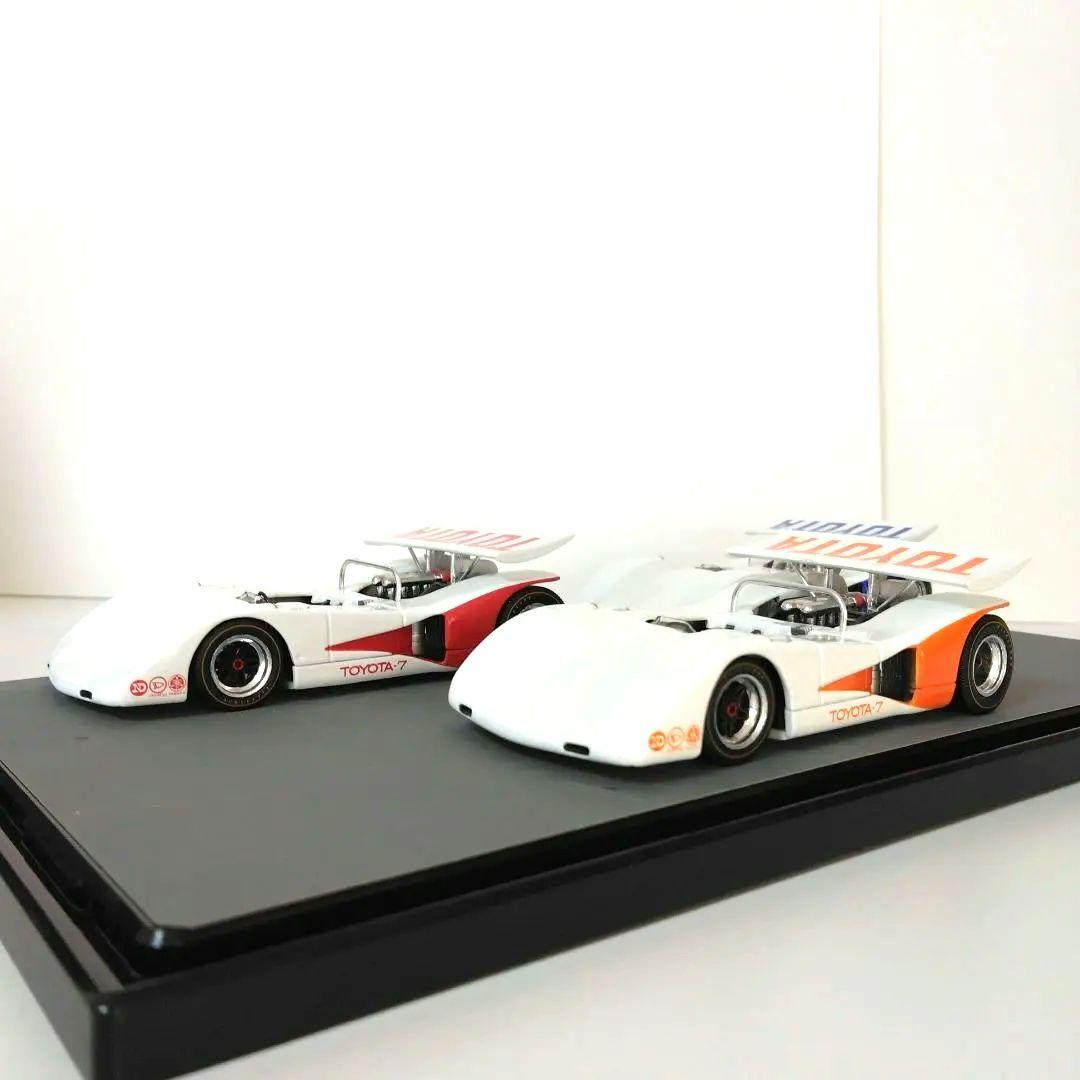 エブロ　TOYOTA-7 ジオラマ ミニカーセット Q-Model　1/43