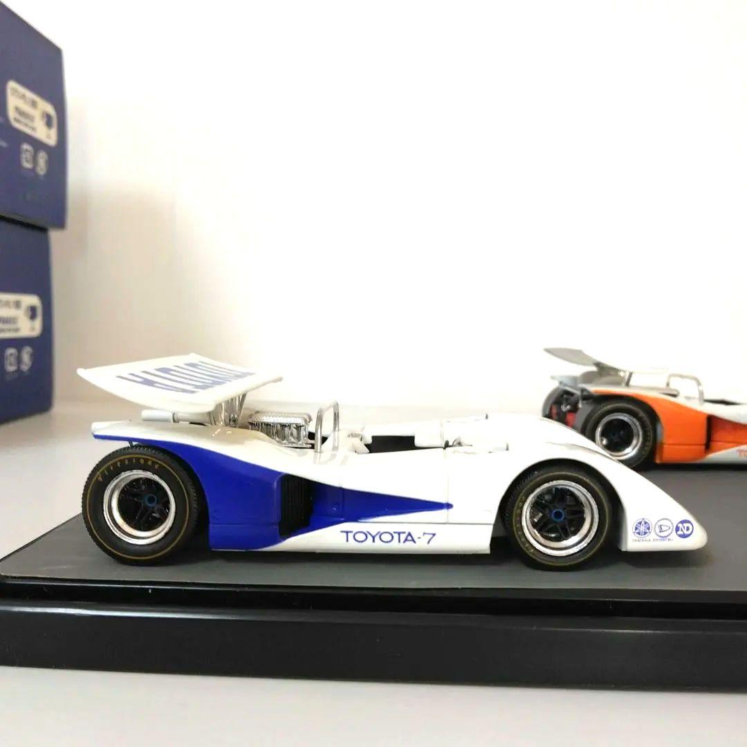 エブロ　TOYOTA-7 ジオラマ ミニカーセット Q-Model　1/43