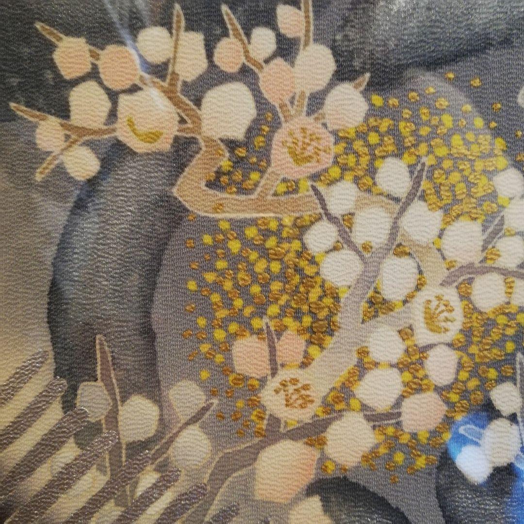 Φ【希少】安達雅一 東京友禅 染織画