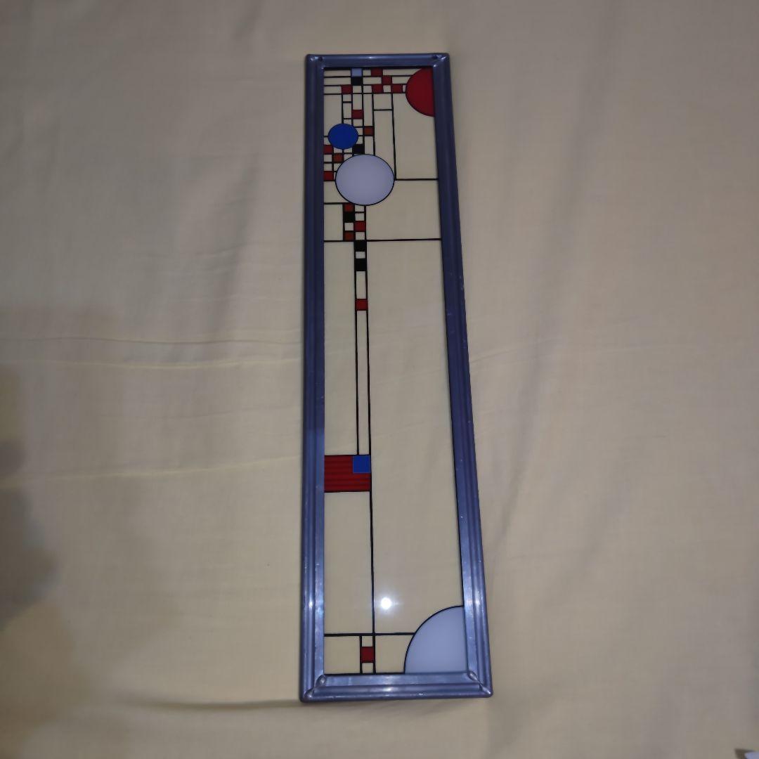 【希少・正規品】フランク・ロイド・ライト ヴィンテージ　ステンドグラス パレード