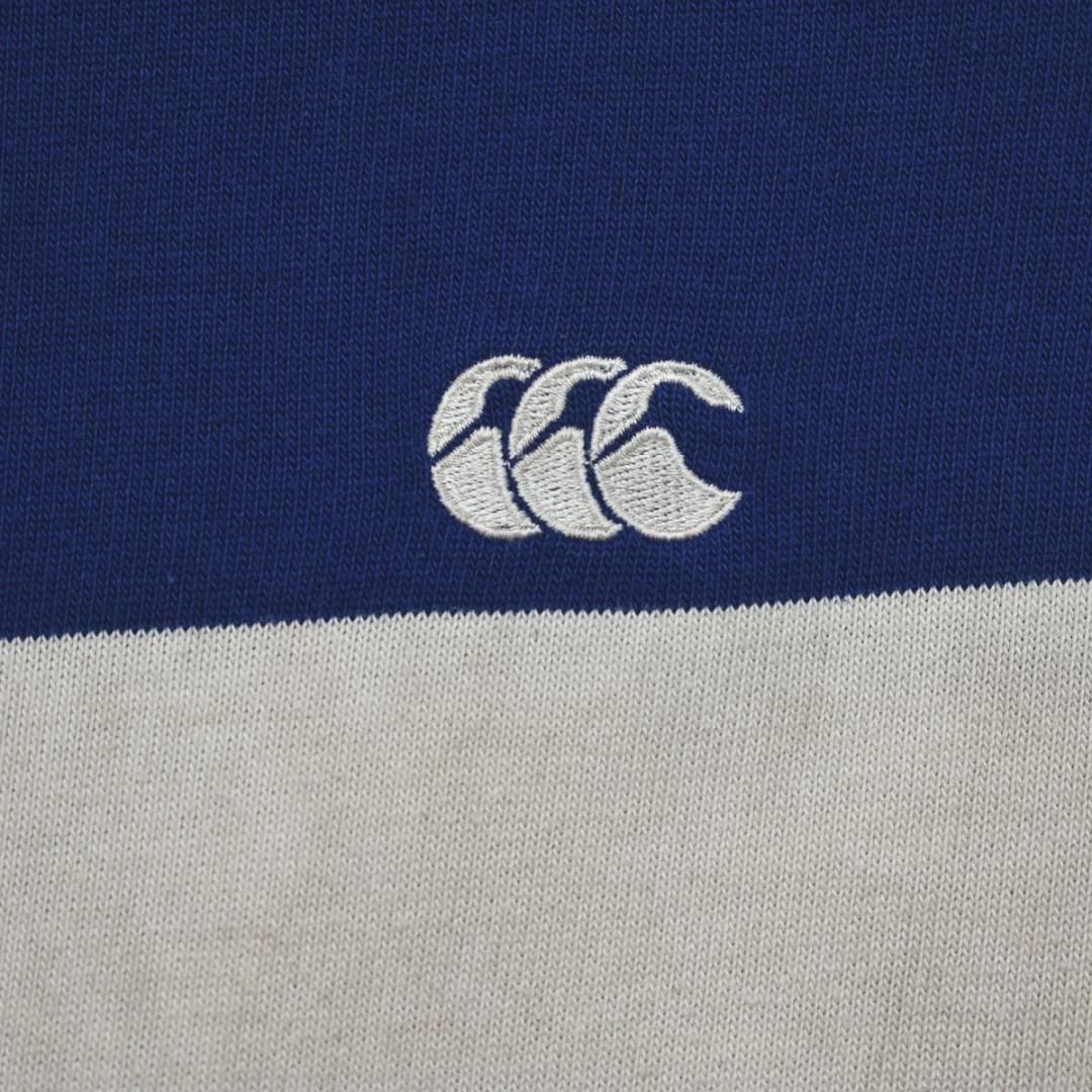 90s NZ製 カンタベリー 長袖 ラガーシャツ イタリア代表 2XL ボーダー