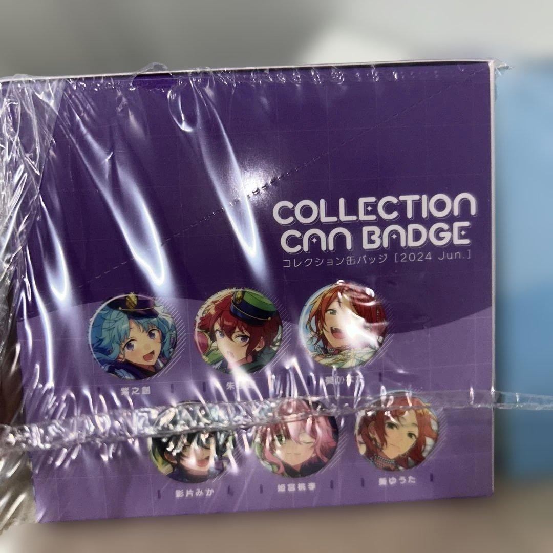 【新品未開封】あんスタ コレクション缶バッジ 2024 Jun. BOX 特典付