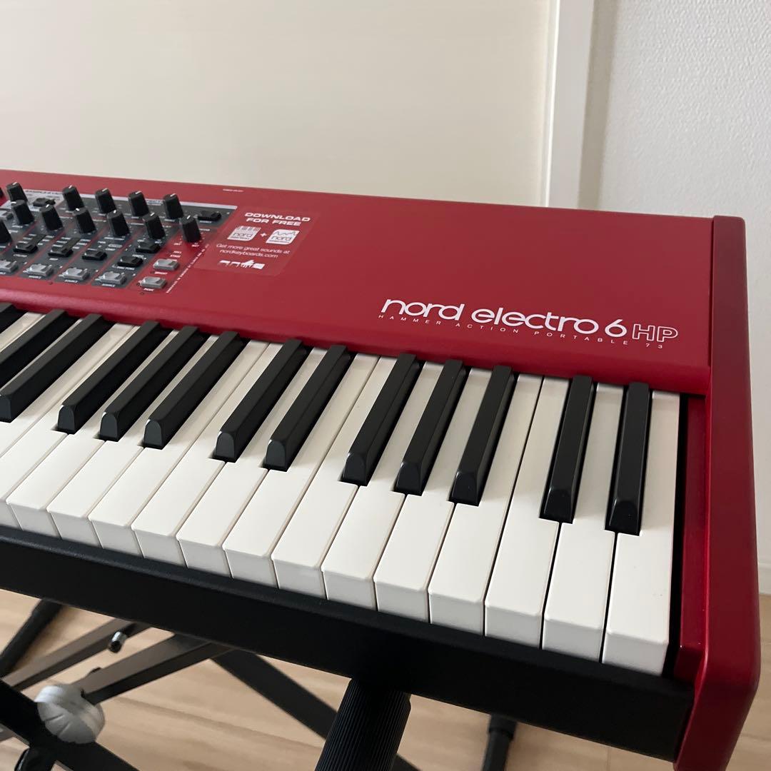 【美品】 nord electro 6 HP 73鍵盤　非純正ソフトケースつき