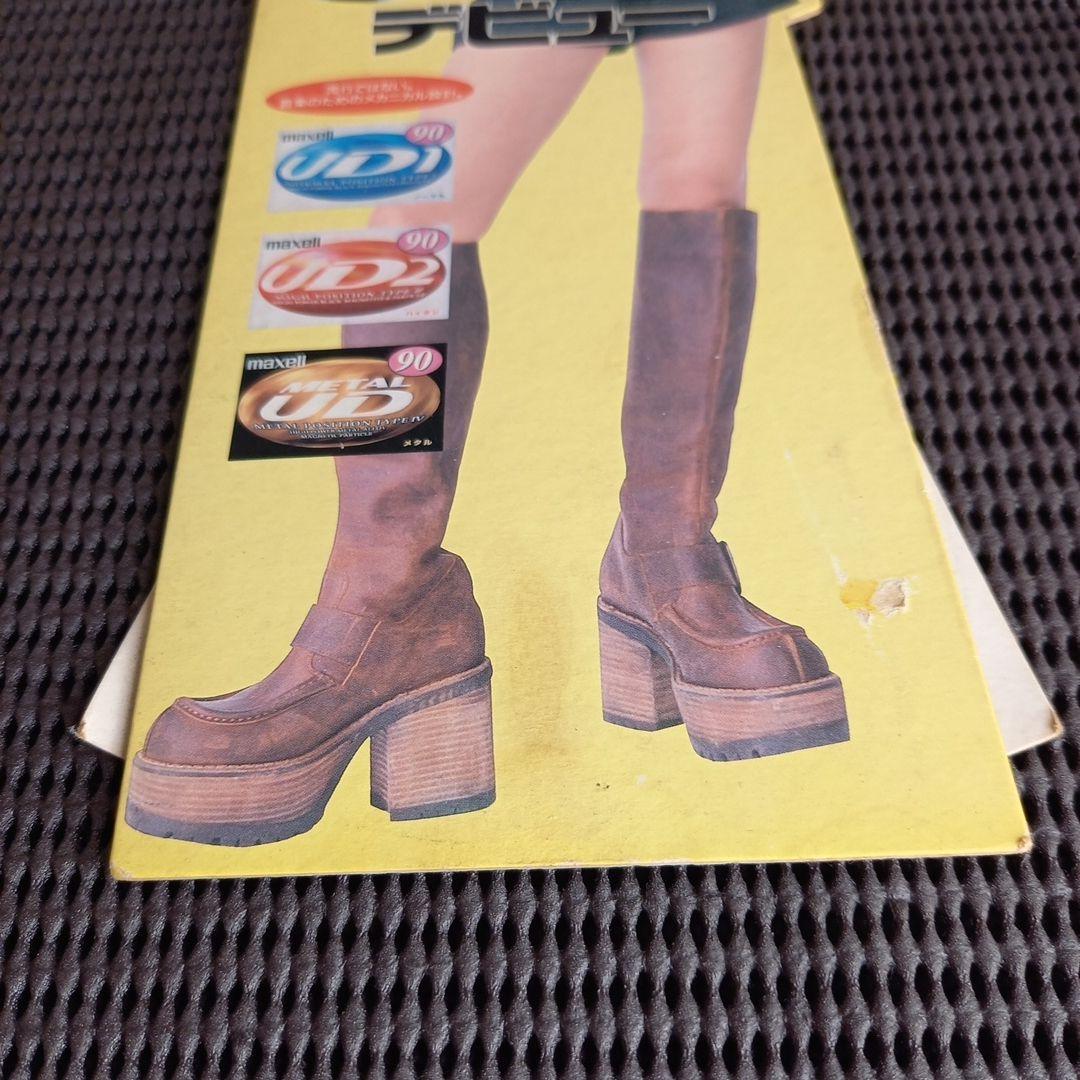 安室奈美恵　maxell 1996 UD カセットテープ　スタンド看板