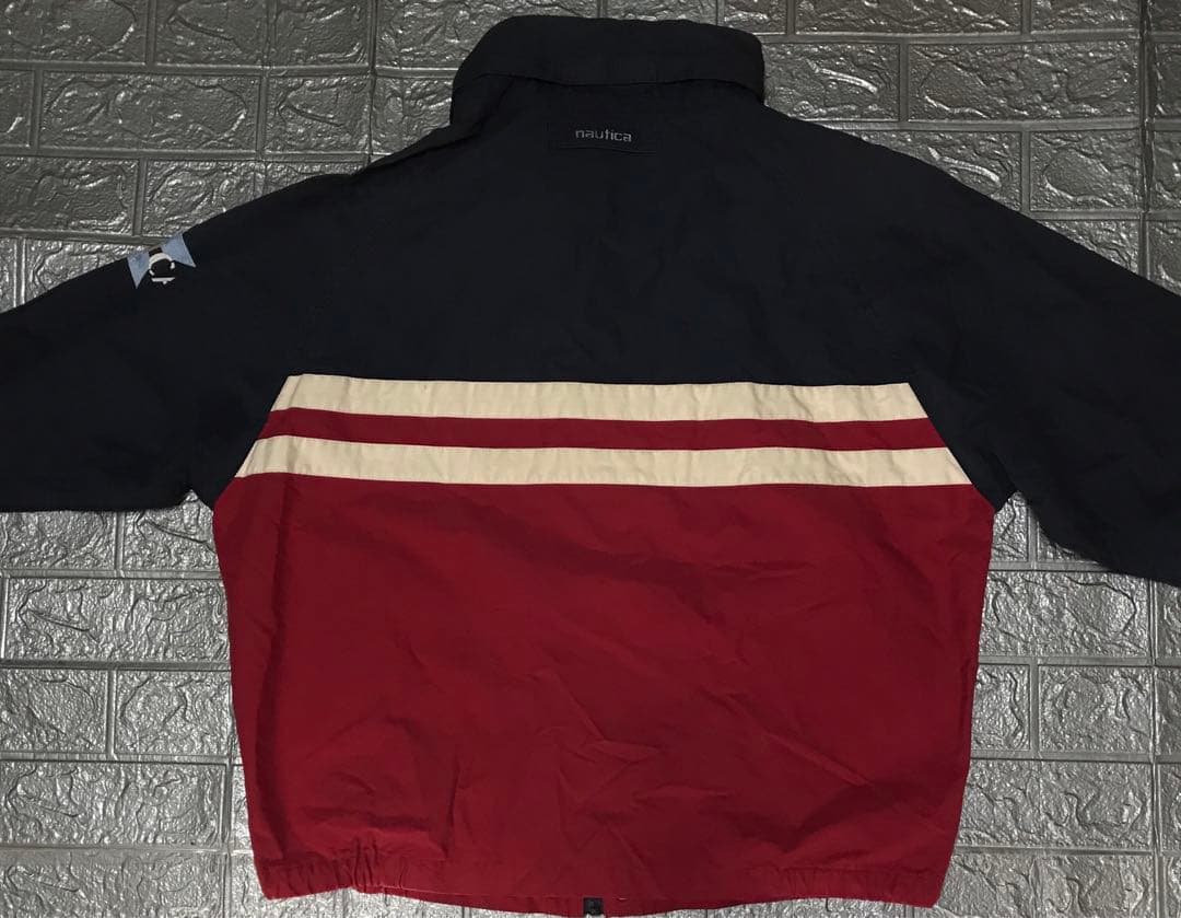 MENS nautica ノーティカ アウター M ネイビー×レッド