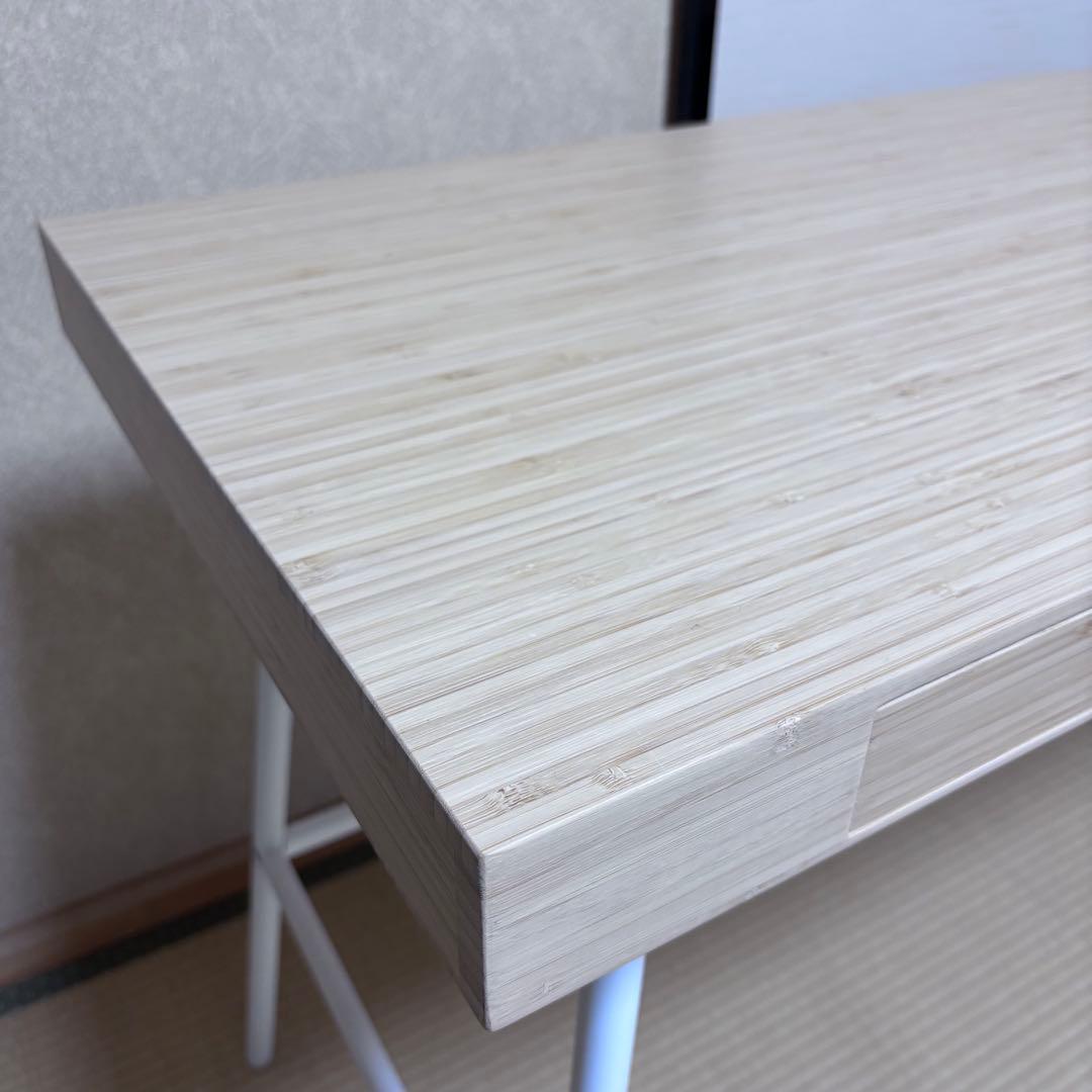 IKEA イケア　リルオーセン　デスク　机　竹製　木製