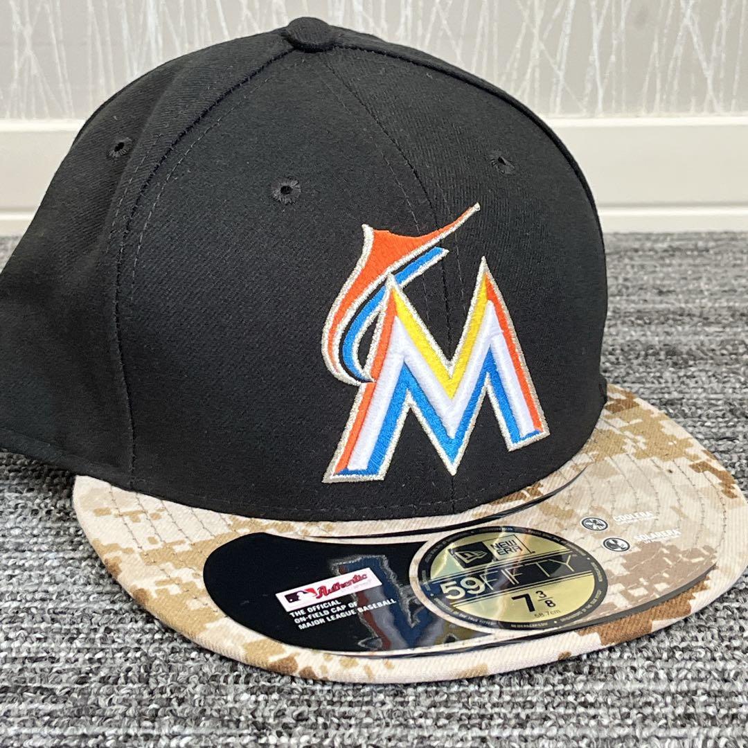 未使用激レア❗️NEW ERA Authenitic マイアミ・マーリンズキャップ