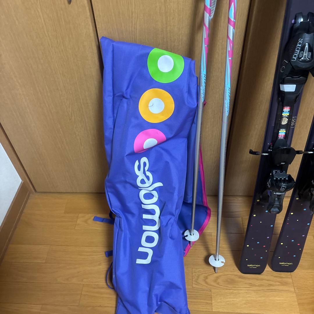 Salomon Ski Focus 155cm ポール付き
