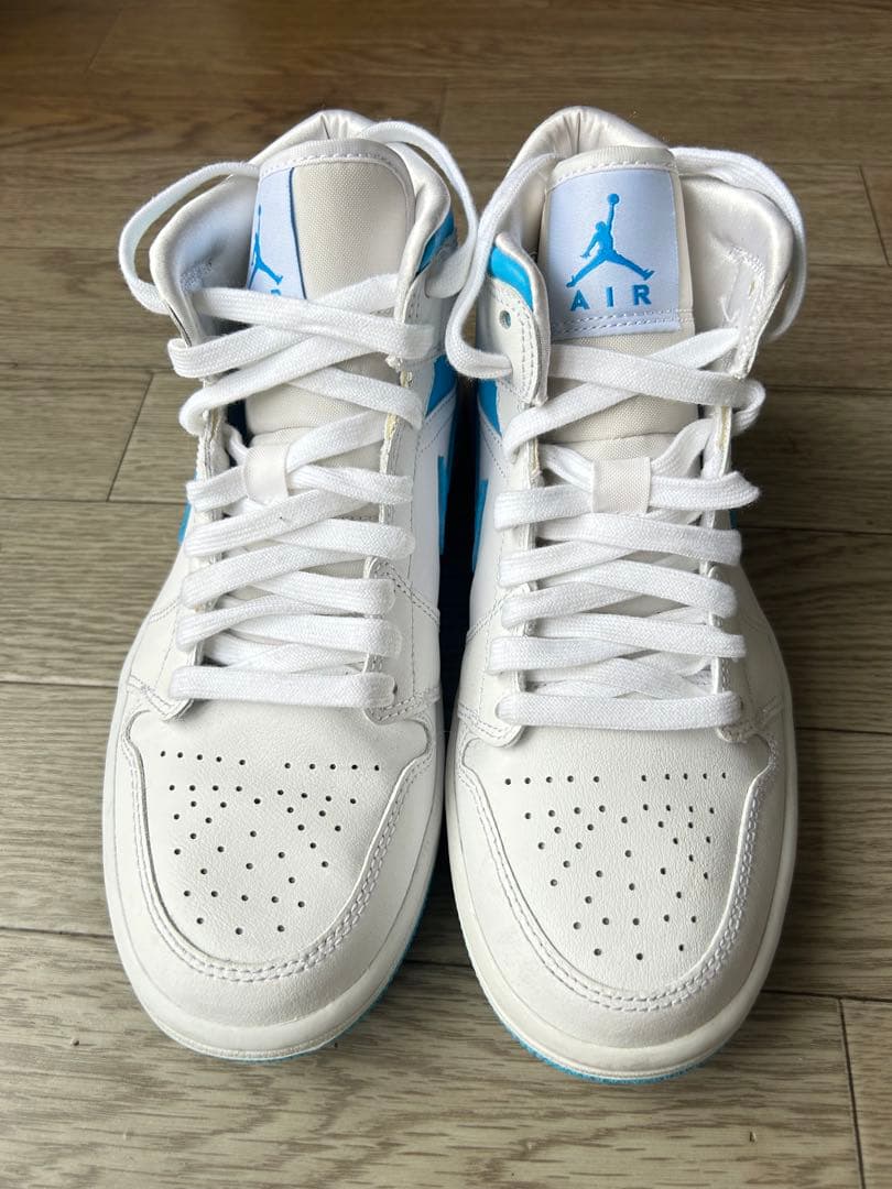 Nike Air Jordan 1 Mid ホワイト/ブルー