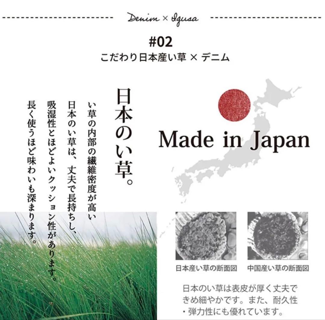 イケヒコ 畳ヨガマット ジョイ グリーン い草 デニム 国産 60×180×6