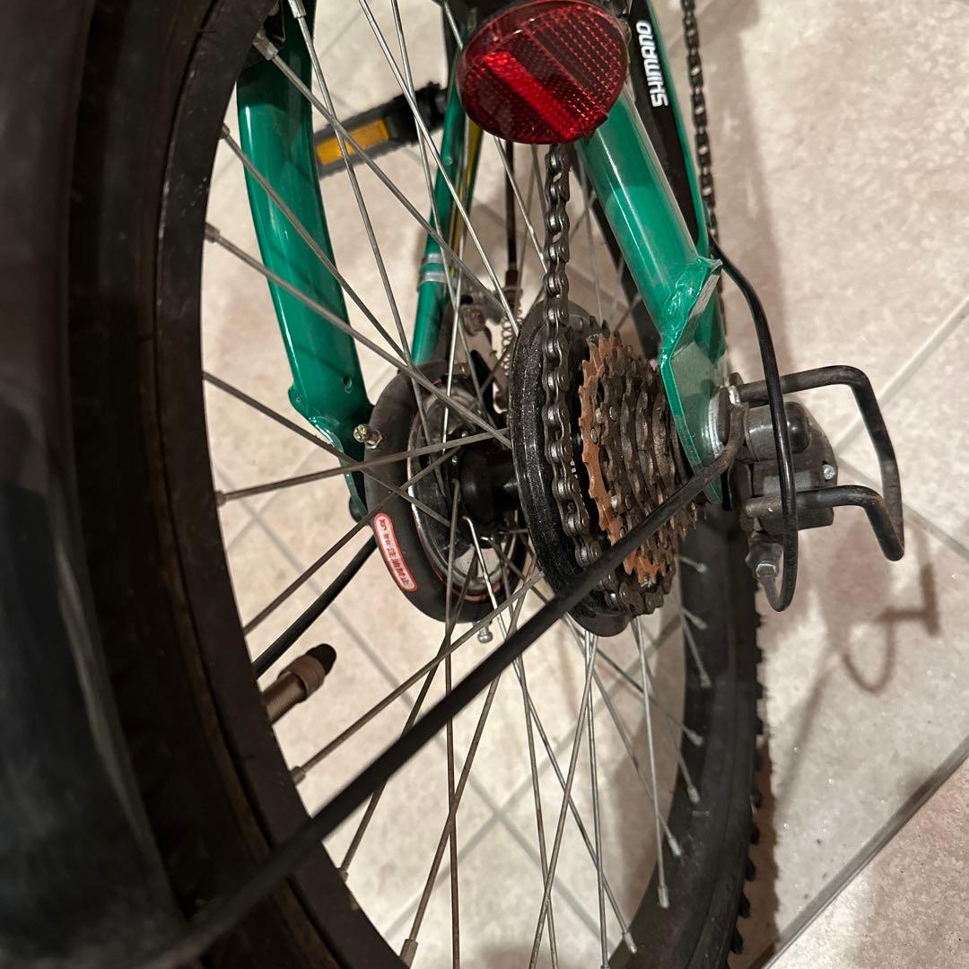 シマノ　自転車　キッズ　20インチ　グリーン