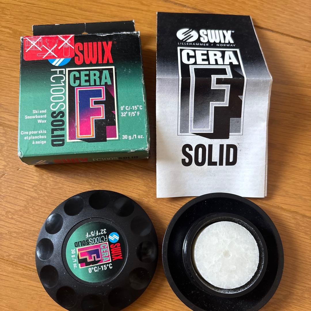 SWIX CERA F 固形ワックス 30g