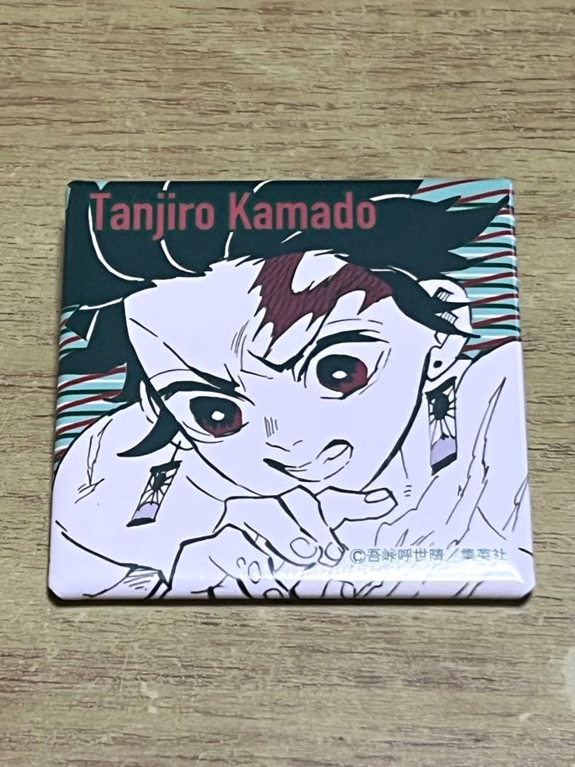 鬼滅の刃 ジャンプショップ バラエティバッグ スクエア缶バッジ 3種セット