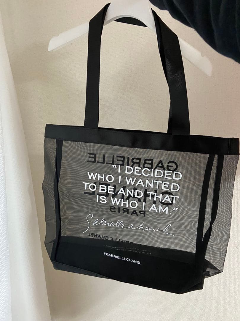 CHANEL ノベルティ　メッシュ　トートバッグ　ショルダーバッグ