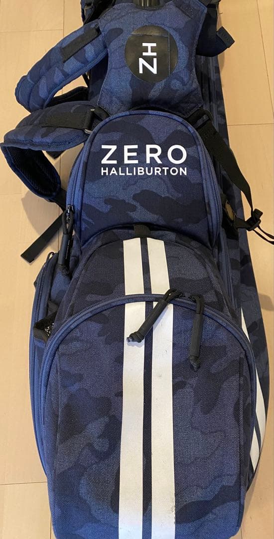 ZERO HALLIBURTON キャディバッグ ネイビー迷彩