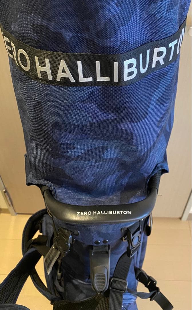 ZERO HALLIBURTON キャディバッグ ネイビー迷彩