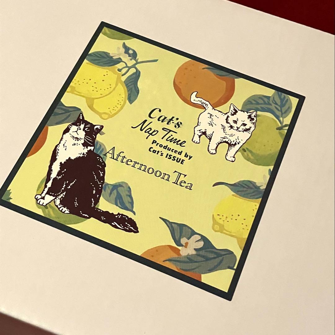 AfternoonTea♦️Cat'sNapTime♦️猫　ケーキスタンド新品　箱付
