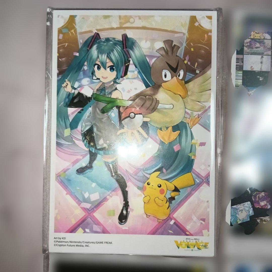 ポケミクライブ ポストカードセットABCD未開封 フルコンプ ポケモン×初音ミク