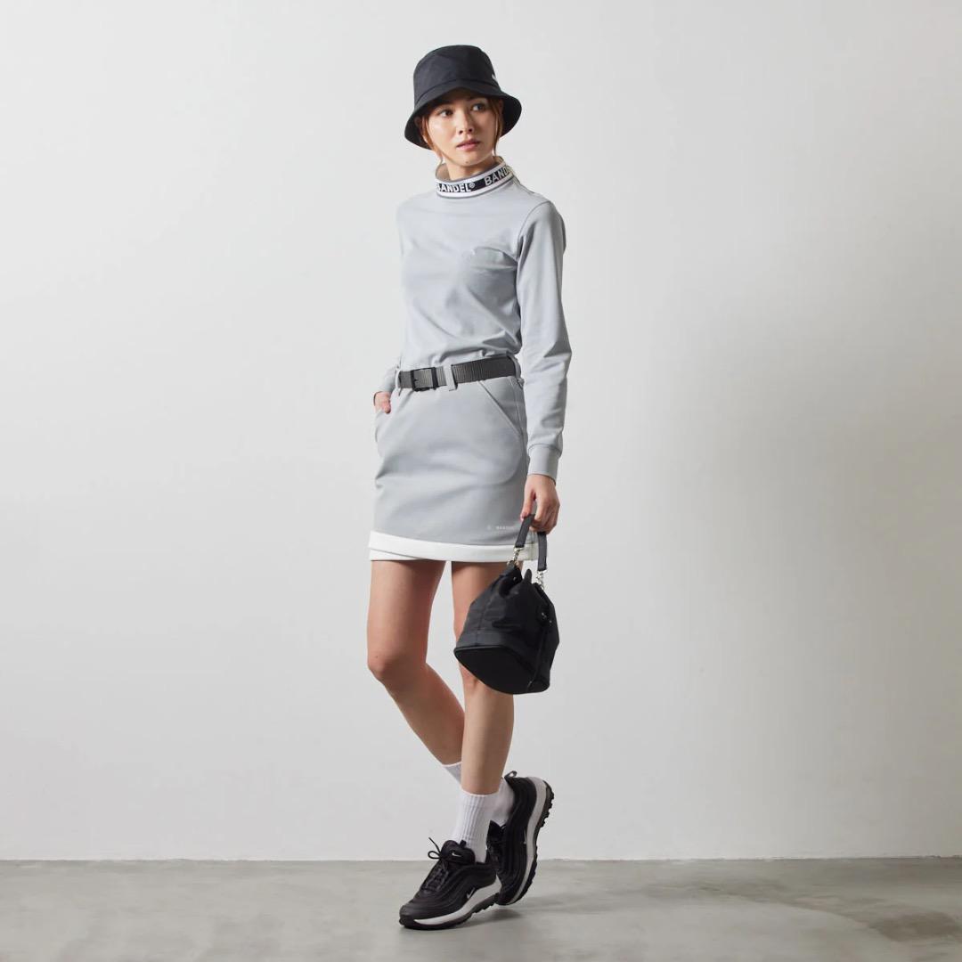 レディースウェア BANDEL WOMENS JACQUARD RIB L/S MOC