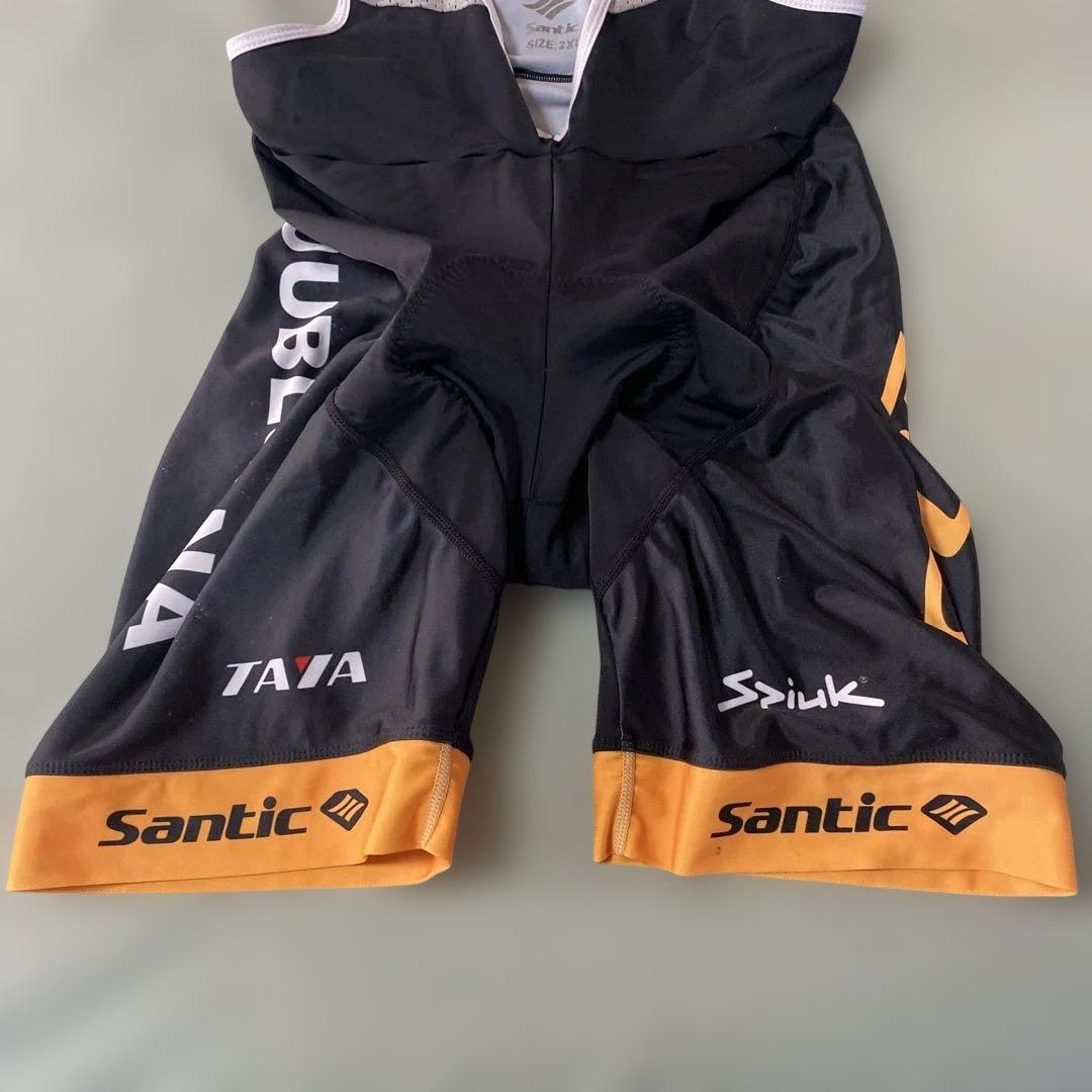 GUSTOサイクルジャージとビブショーツのセット　２ＸＬ