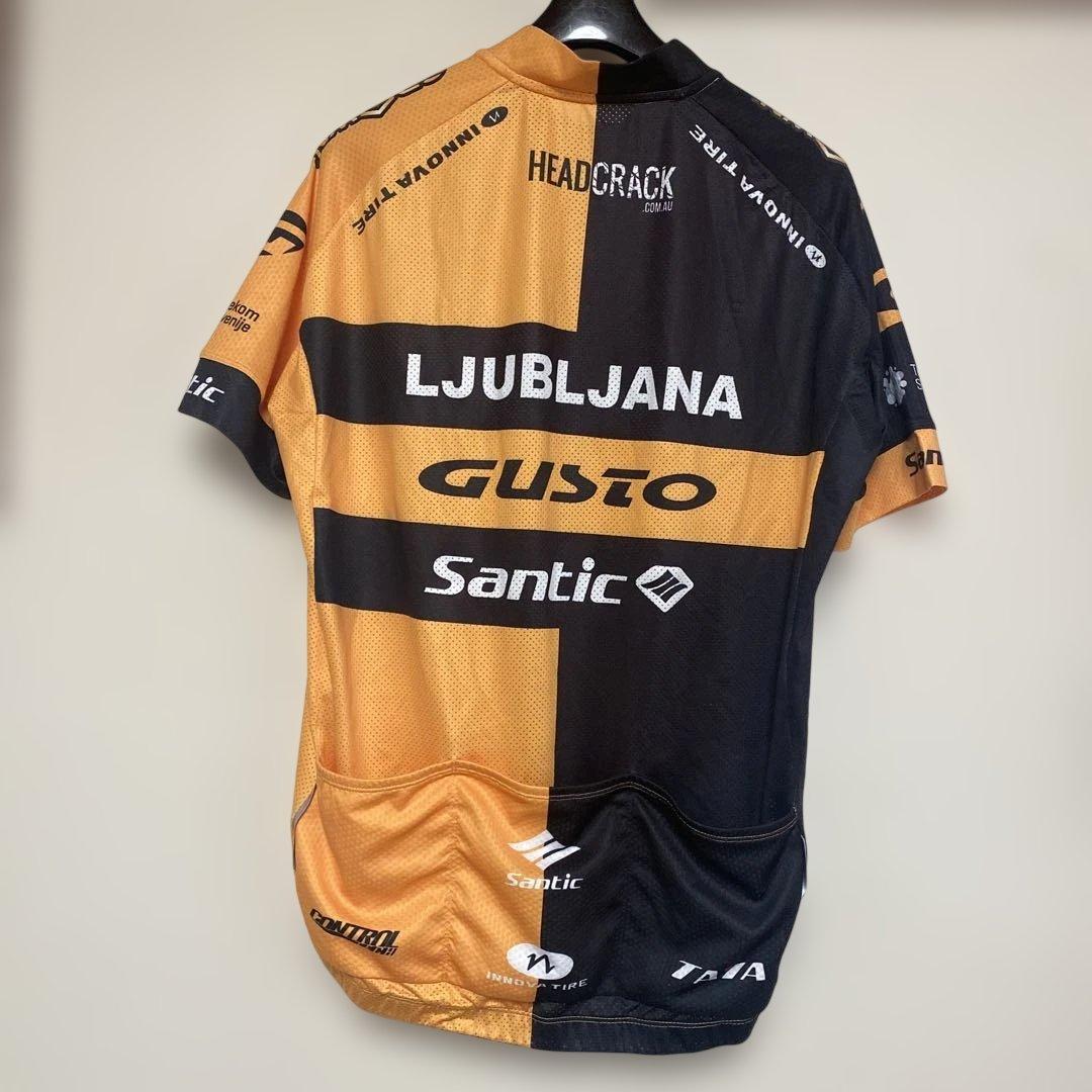 GUSTOサイクルジャージとビブショーツのセット　２ＸＬ