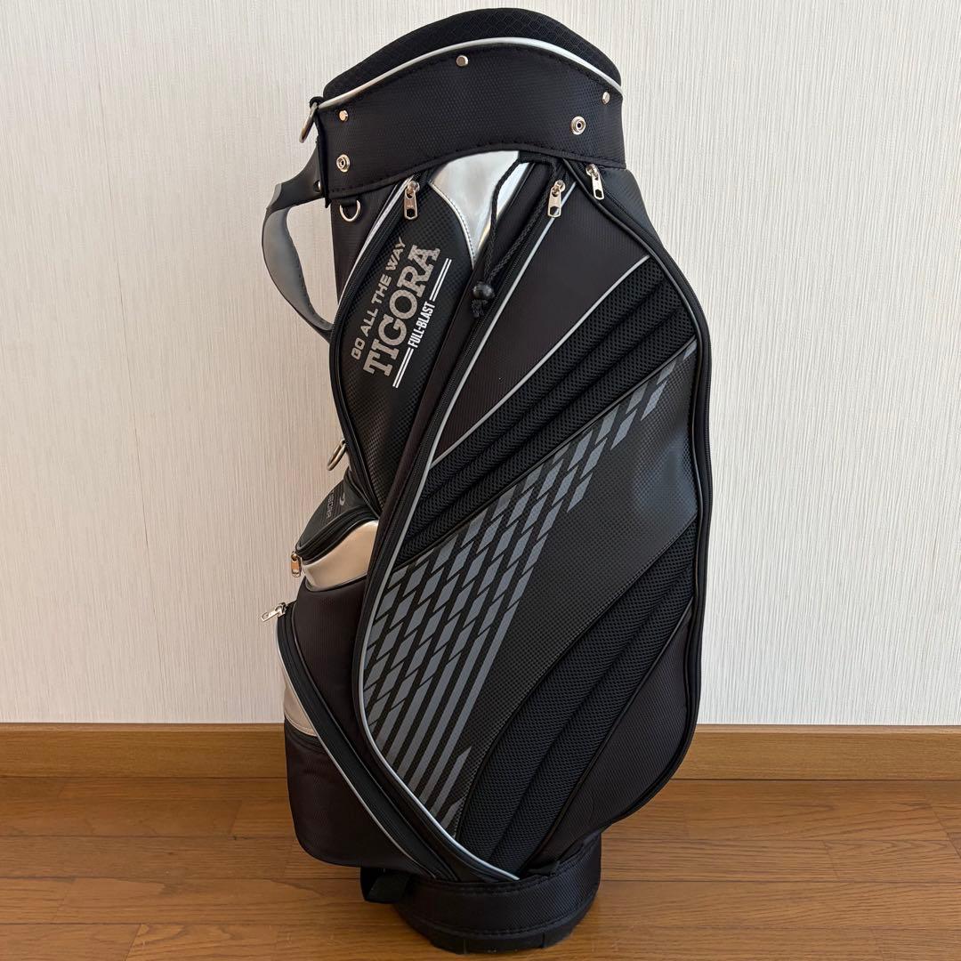 TIGORA 軽量 キャディバッグ 9型 ブラック