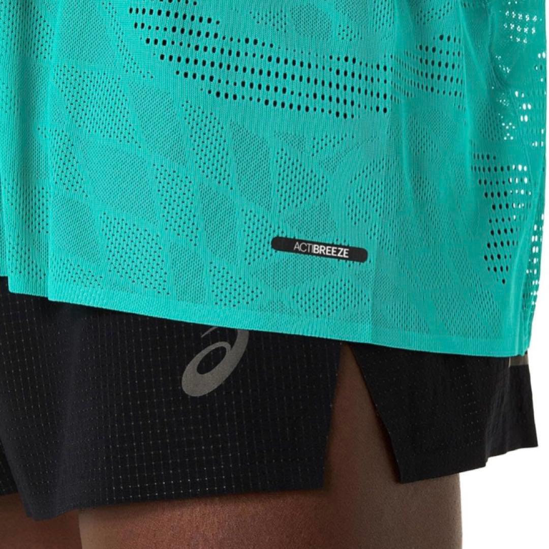 【新品・完売品】 アシックス RUN シングレット XS メタラン