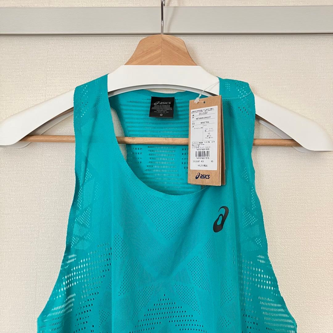 【新品・完売品】 アシックス RUN シングレット XS メタラン